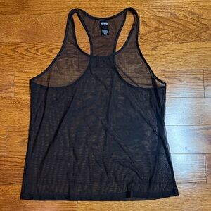 Size Small Victoria Secret Sport Black Sheer Tank Top